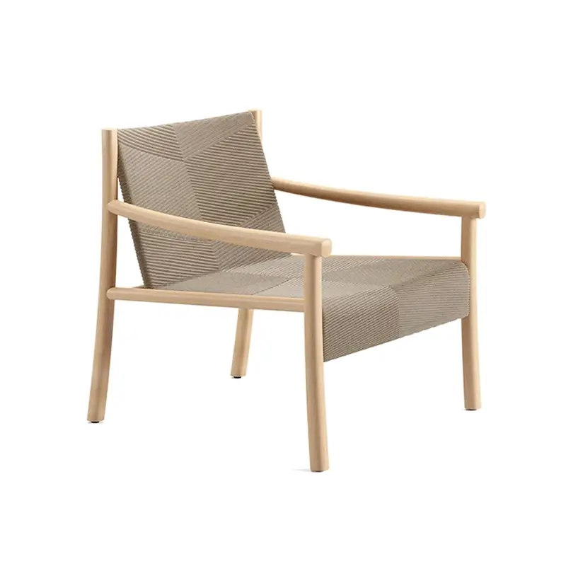 Nouveauté Fauteuil KATA 3D Knit Linen/ chêne naturelARPER