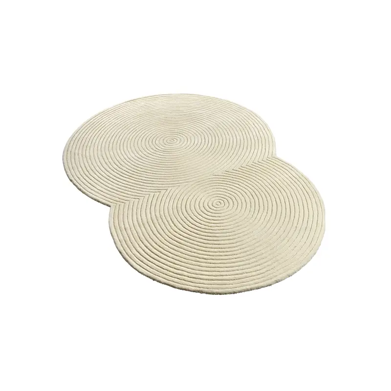 Tapis Tapis ZEN ROUNDED 134x190 CrèmeBOLIA Dernier Modèle