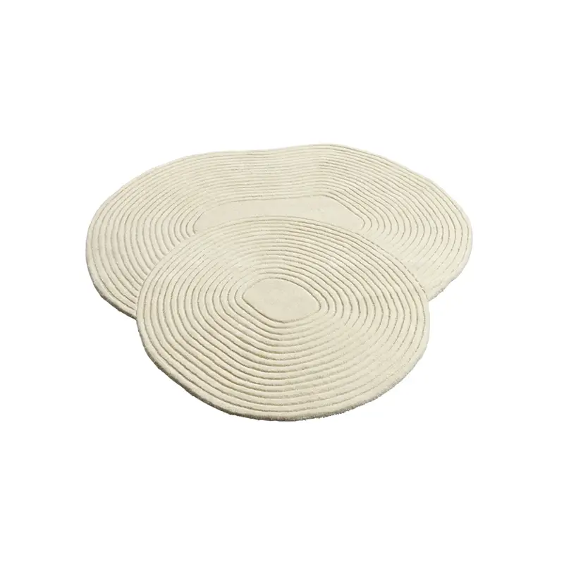 Must-Have Tapis Tapis ZEN SHAPED 140x145 CrèmeBOLIA