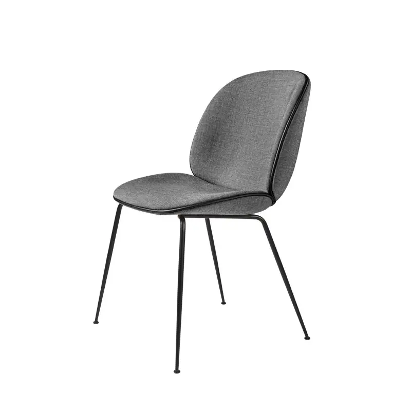 Acheter Direct Chaise BEETLE Rembourrée Remix gris 152/ acier noirGUBI