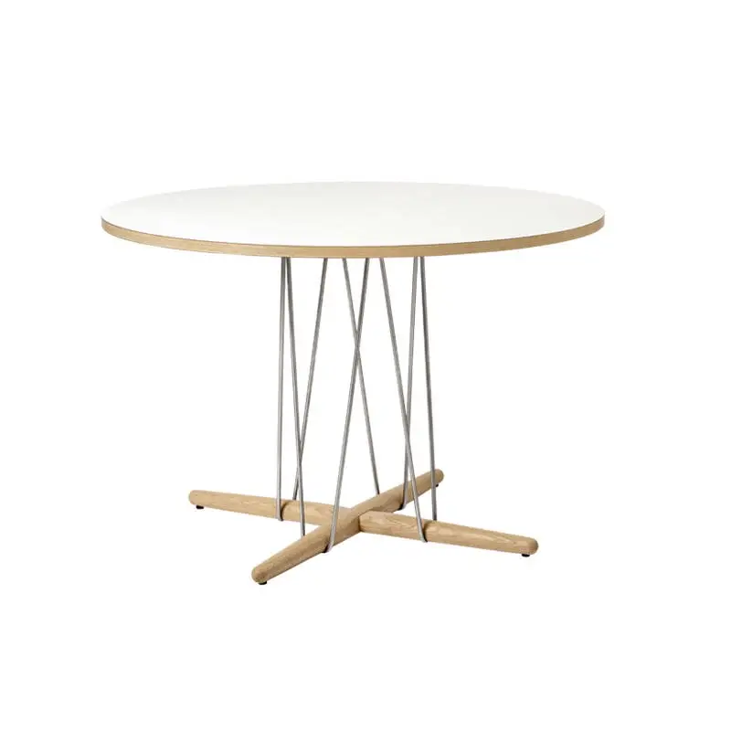 Dining Table E020 EMBRACE Oak bleached oiled/whiteCARL HANSEN Meilleur Prix