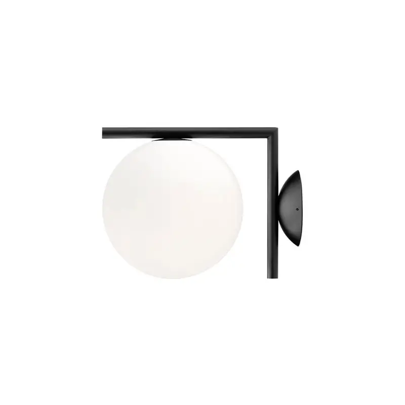 Wall light IC C/W1 BlackFLOS Nouvelle Collection