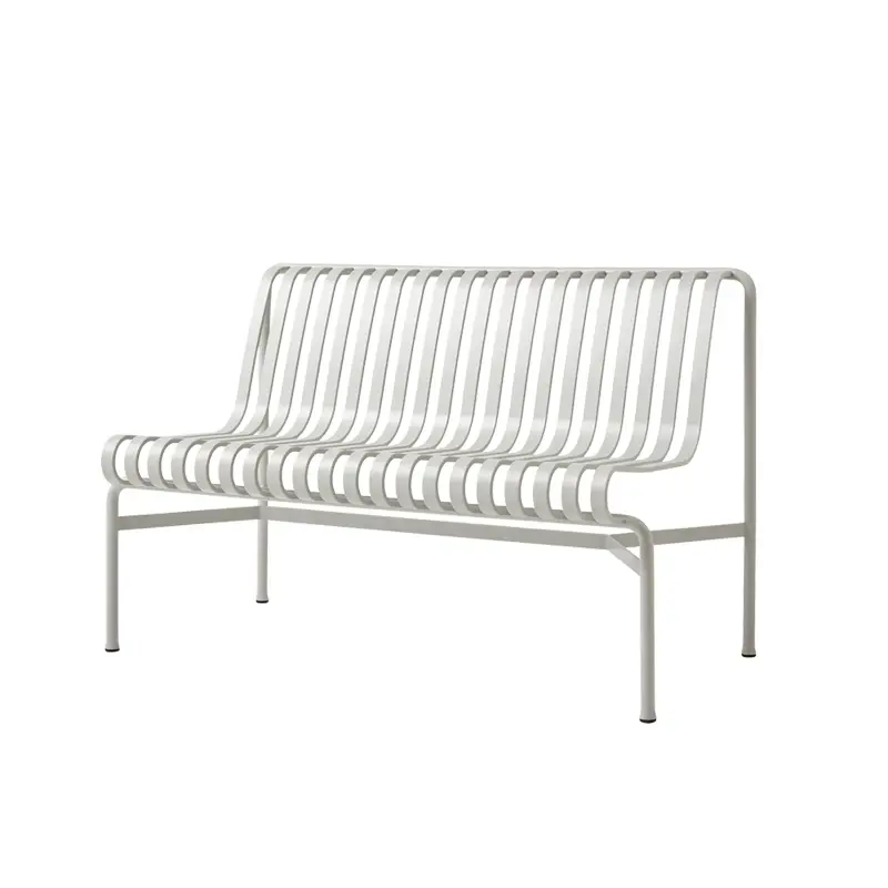 Vente Directe Banc PALISSADE sans accoudoirs Gris clairHAY