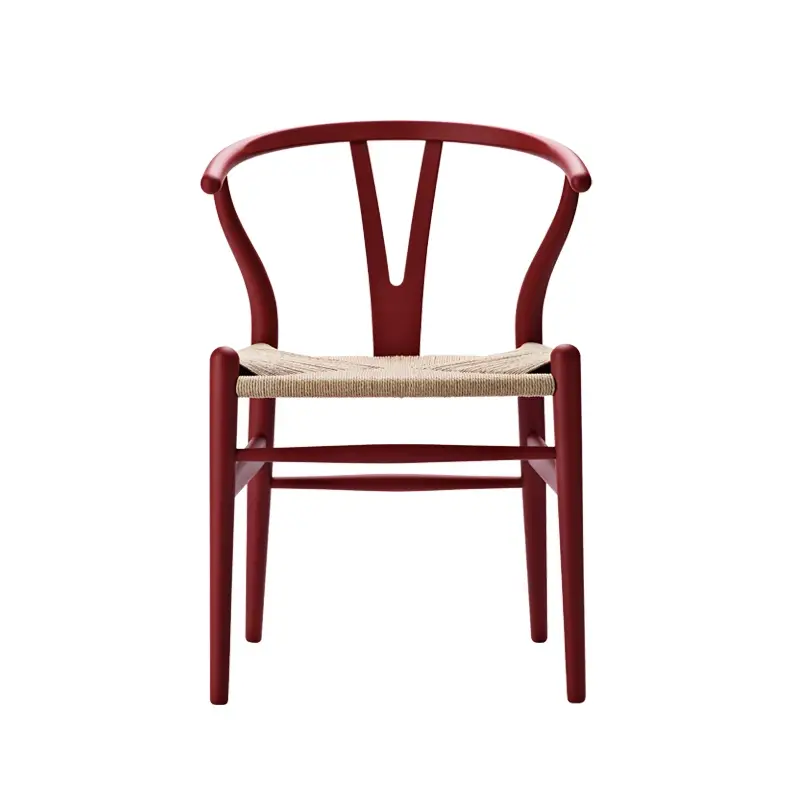 Dining Chair CH24 SOFT Soft redCARL HANSEN Haute Qualité
