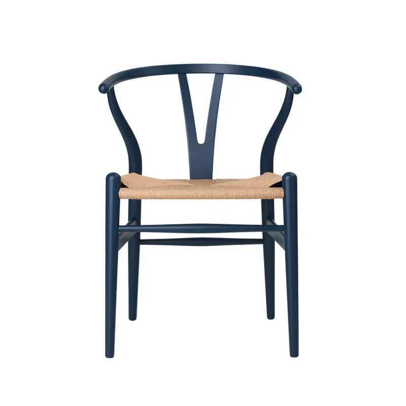 Dining Chair CH24 SOFT Soft blueCARL HANSEN Offre Limitée