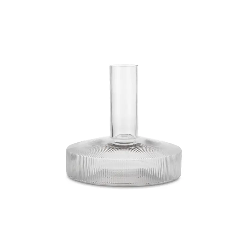 Carafe & verre Carafe à vin RIPPLE TransparentFERM LIVING Bon Plan