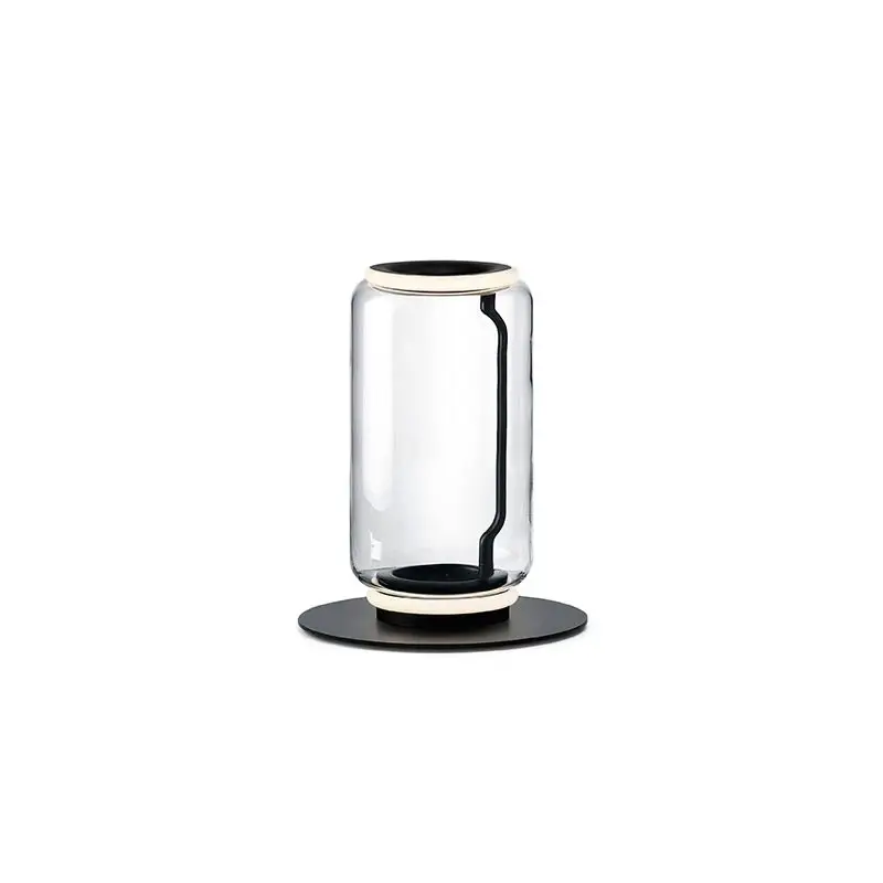 Lampadaire NOCTAMBULE FLOOR LOW CYLINDERS NoirFLOS Commande En Gros