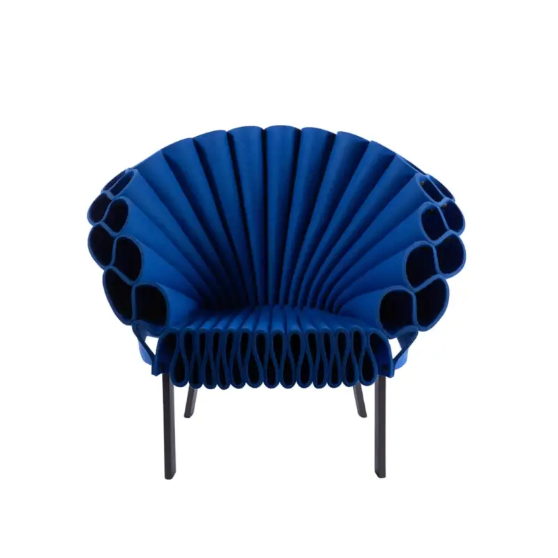 Achat Immédiat Fauteuil PEACOCK BleuCAPPELLINI