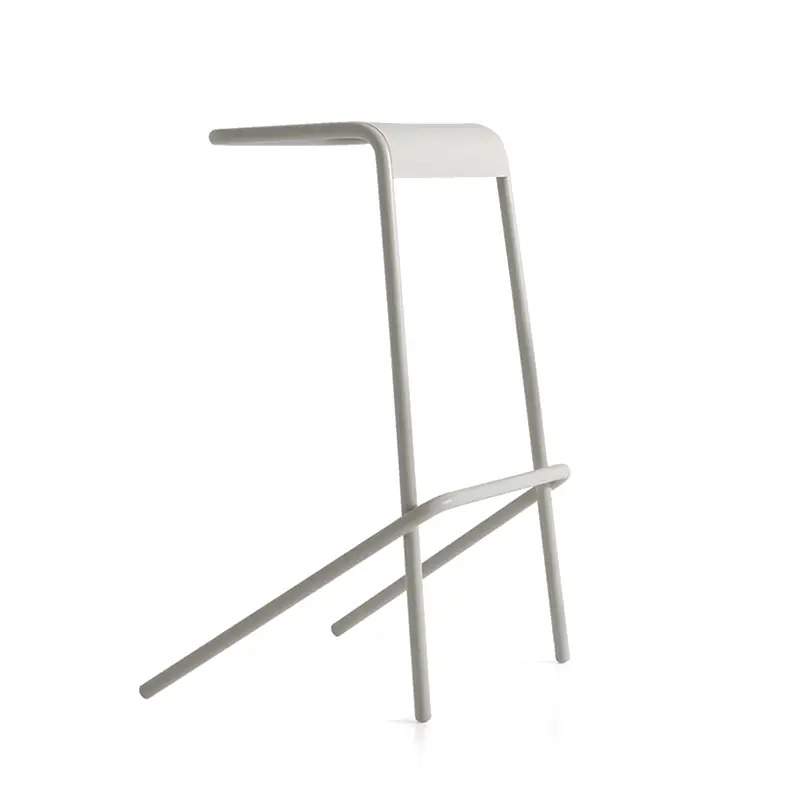 Haute Qualité Bar Stool ALODIA H 70cm WhiteCAPPELLINI