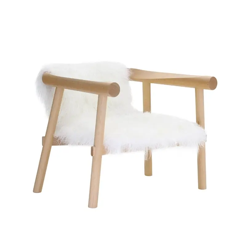 Meilleure Vente Fauteuil ALTAY peau de chèvre BlancCOEDITION