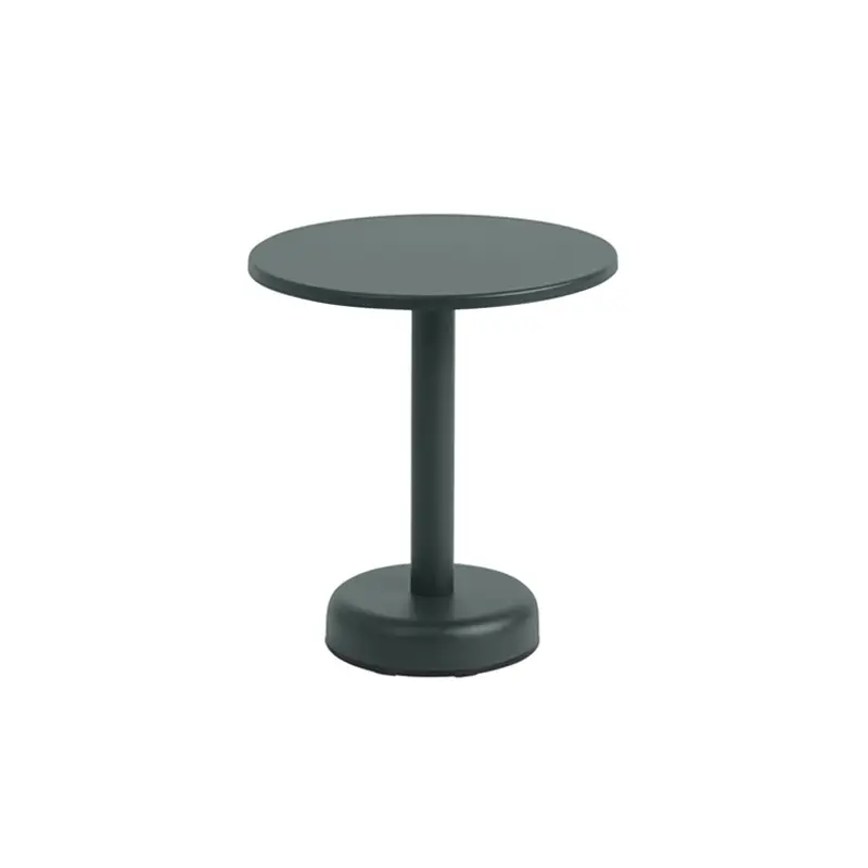 Outdoor Coffee Table LINEAR STEEL coffee table Ø 42 Dark greenMUUTO Livraison Express