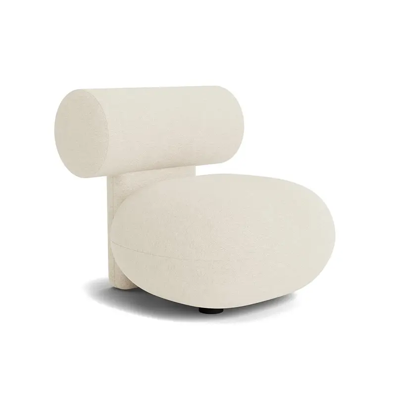 Nouvelle Collection Easy chair HIPPO fully upholstered Barnum Bouclé 24NORR11