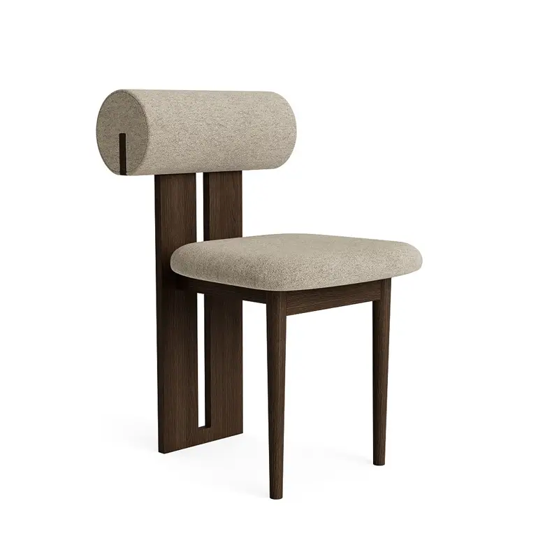 Solde Chaise HIPPO Barnum Bouclé 03/ chêne fumé foncéNORR11