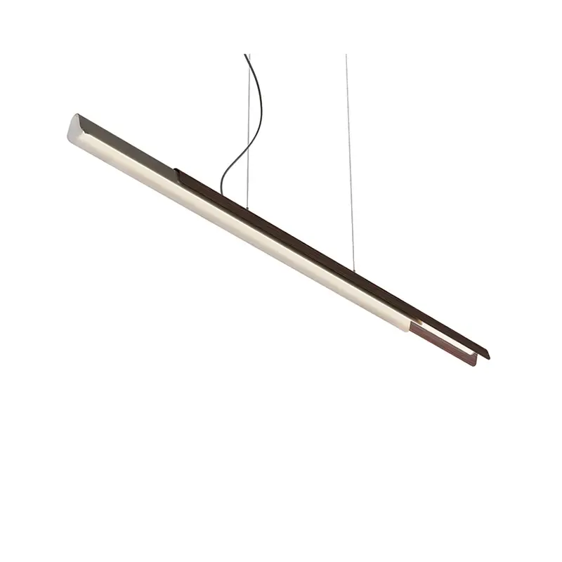 Pendant Light DALA LINEAR Dark grey / wood KDLN Satisfait Ou Remboursé