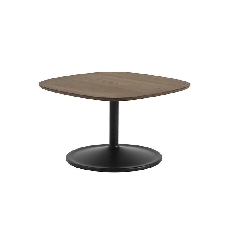 Coffee Table SOFT 70x70 Smoked oak/ blackMUUTO Acheter Direct