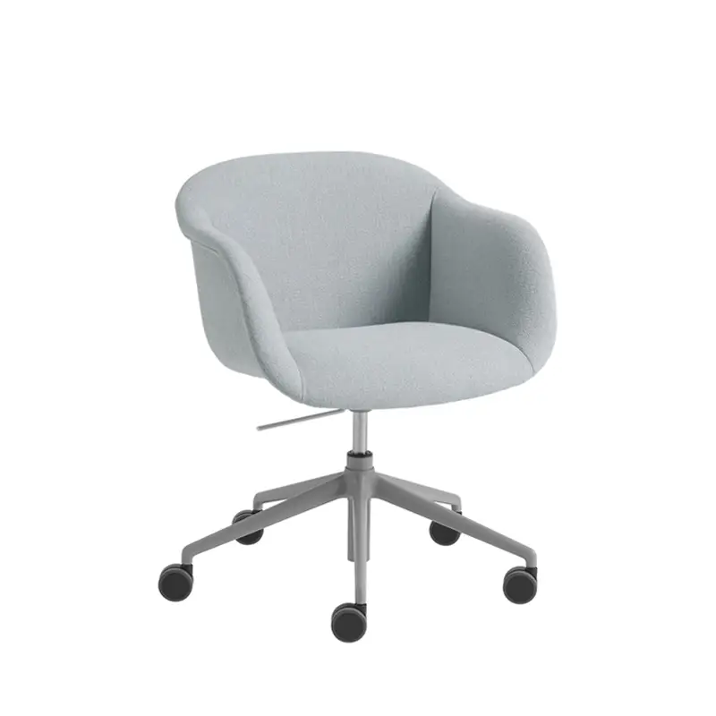 Top Vente Dining Chair FIBER SOFT base with castors Ecriture 710/GreyMUUTO