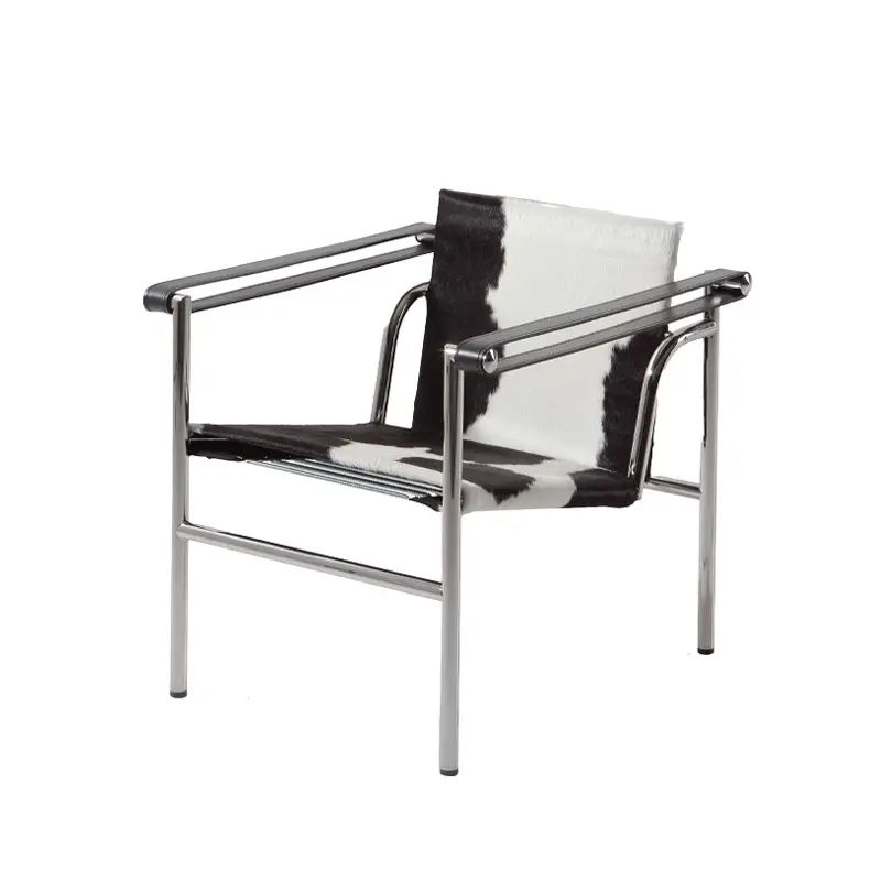 Offre Limitée Easy chair LC1 spotted skin Black/white skinCASSINA