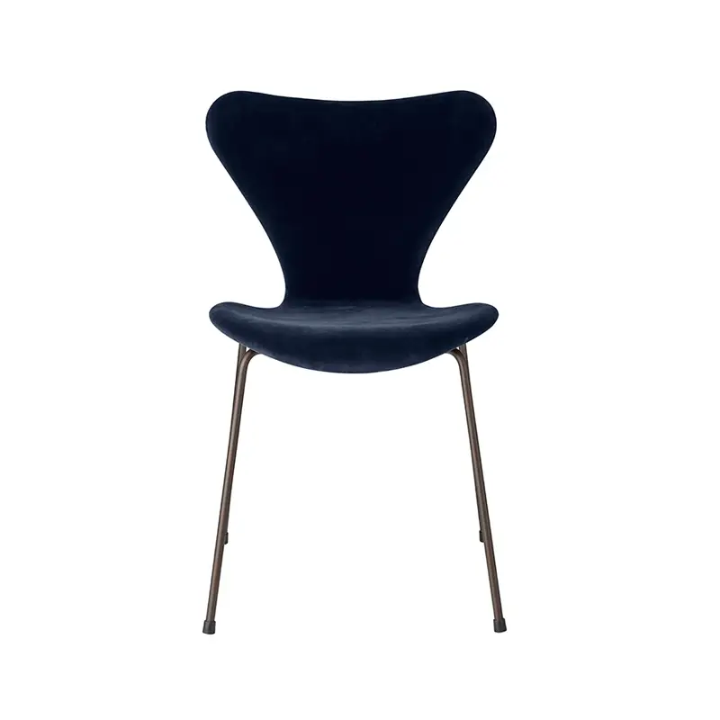 Chaise SERIE 7 VELVET EDITION Bleu nuitFRITZ HANSEN Promotion