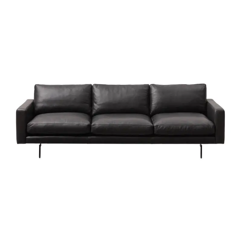 Sofa EDGE V1 3 seater depth 90 Faith blackWENDELBO Achat Immédiat