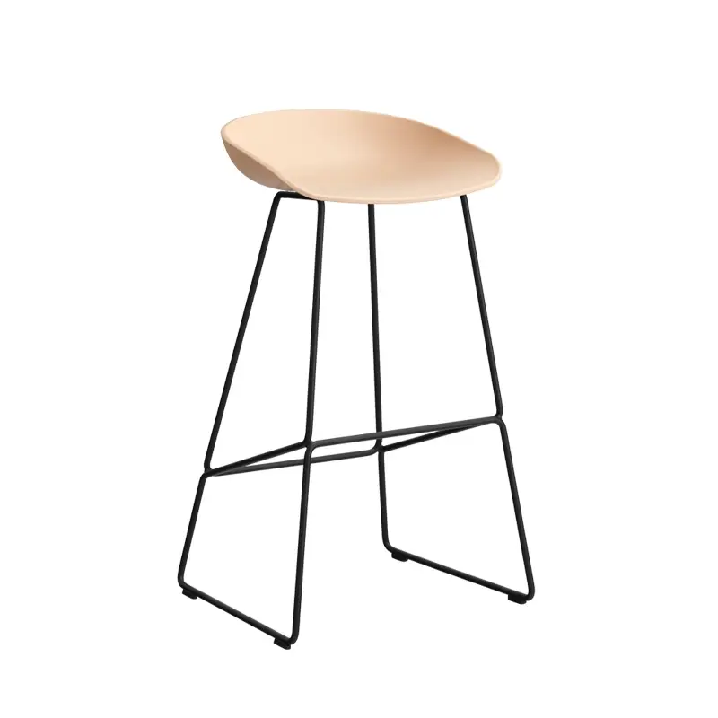 Tabouret haut ABOUT A STOOL AAS 38 H75 Pale peachHAY Achat Immédiat