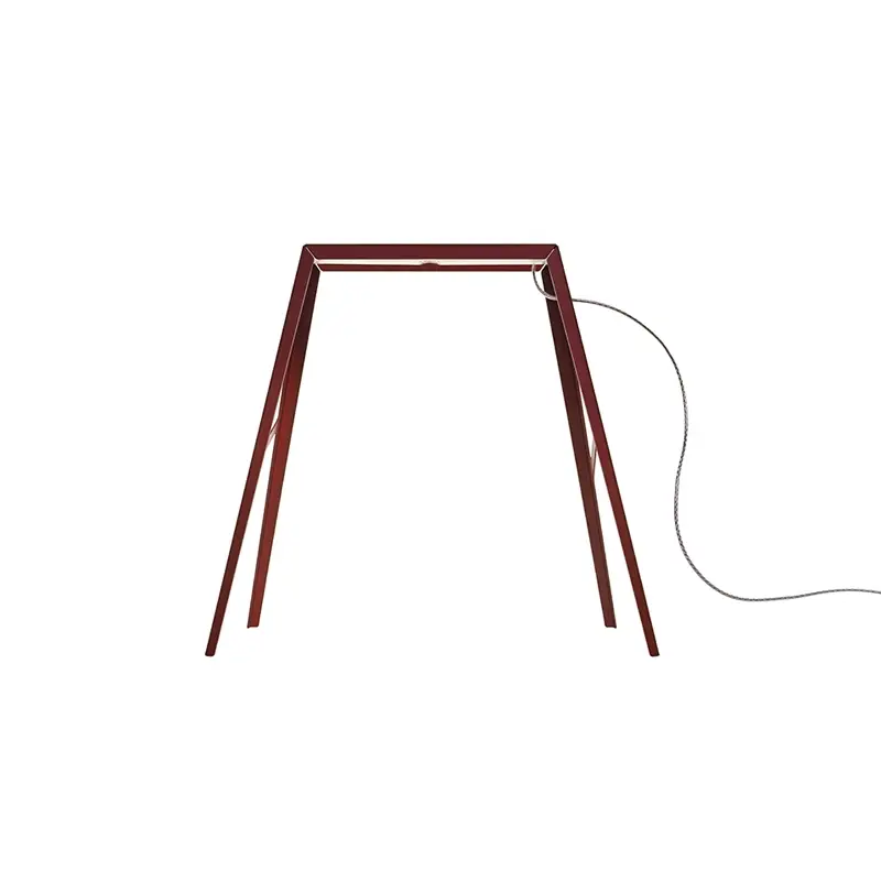 Expédié Aujourd'hui Lampe à poser BRIDGE 2 Rouge foncéFOSCARINI