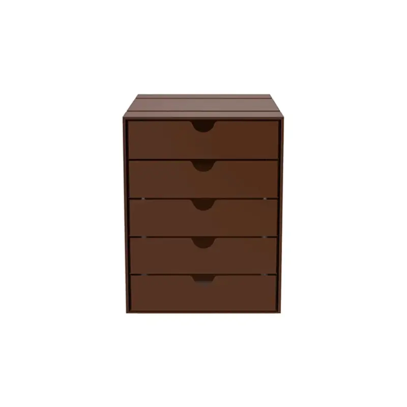 Petit rangement Boite USM INOS 5 tiroirs Marron USMUSM HALLER Remise