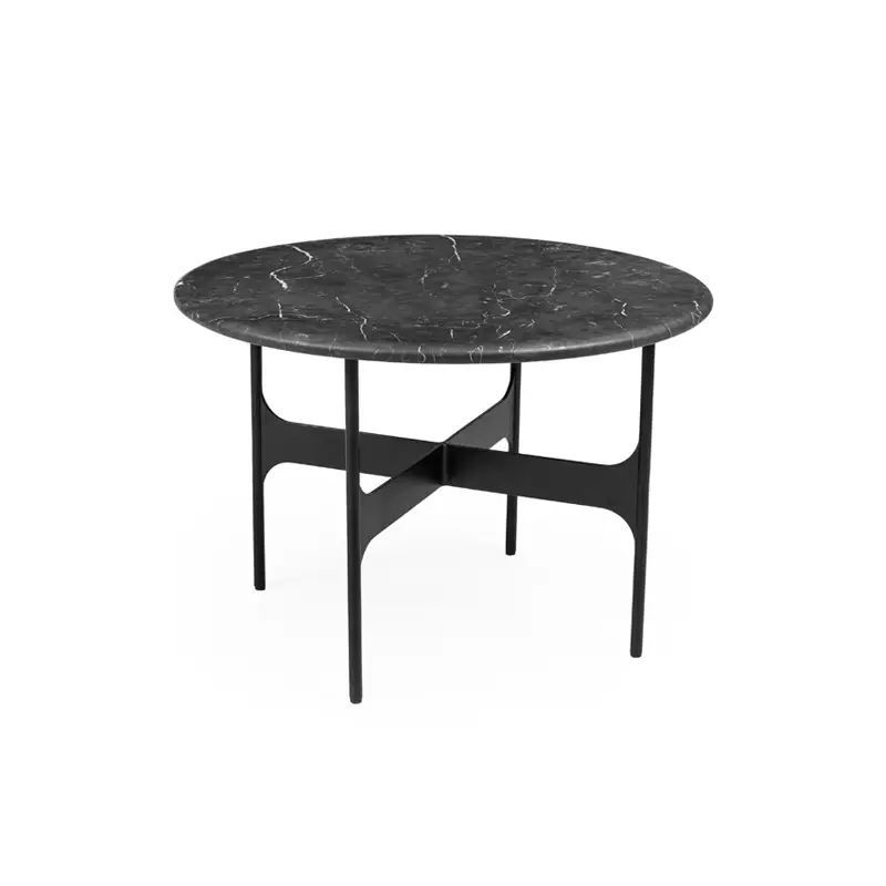 Table basse FLOEMA Medium Marbre Marquina noirWENDELBO Expédié Aujourd&rsquo;hui