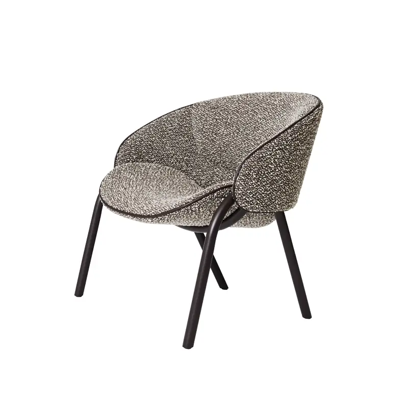 Easy chair FOLIUM Silenzio 06 / brown piping and feetWENDELBO Produit De Marque