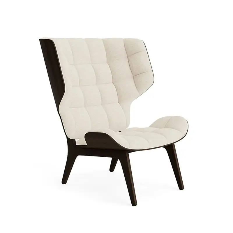 Fauteuil MAMMOTH Barnum Bouclé 24/ chêne fumé foncéNORR11 Solde
