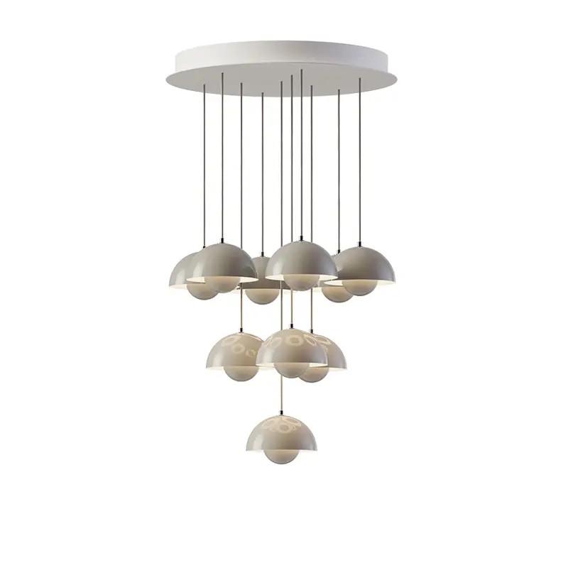 Pendant Light FLOWERPOT CANDELIER VP10 Grey beigeAND TRADITION Meilleur Choix