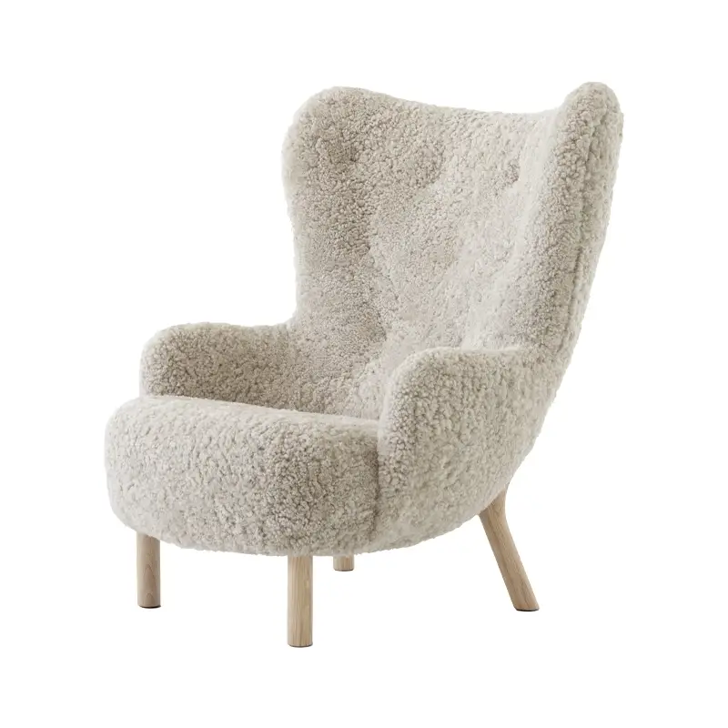 Fauteuil PETRA VB3 Sheepskin MoonlightAND TRADITION Top Vente