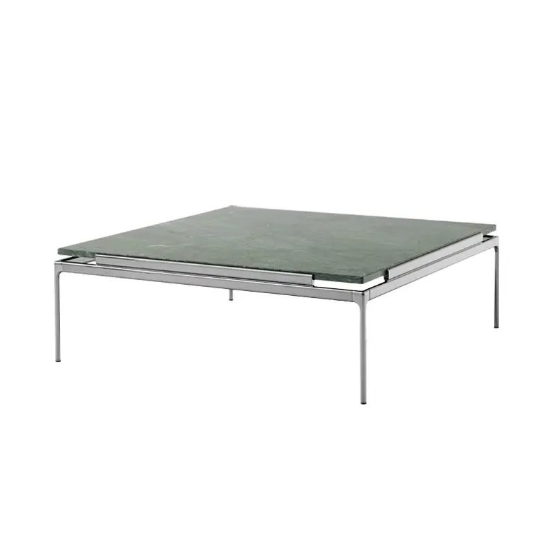 Coffee Table SETT LN13 Guatemala green marbleAND TRADITION Satisfait Ou Remboursé