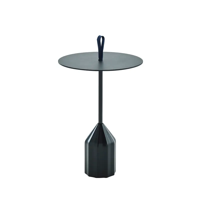 Side Table MINI BURIN with handle BlackVICCARBE Prix Cassé