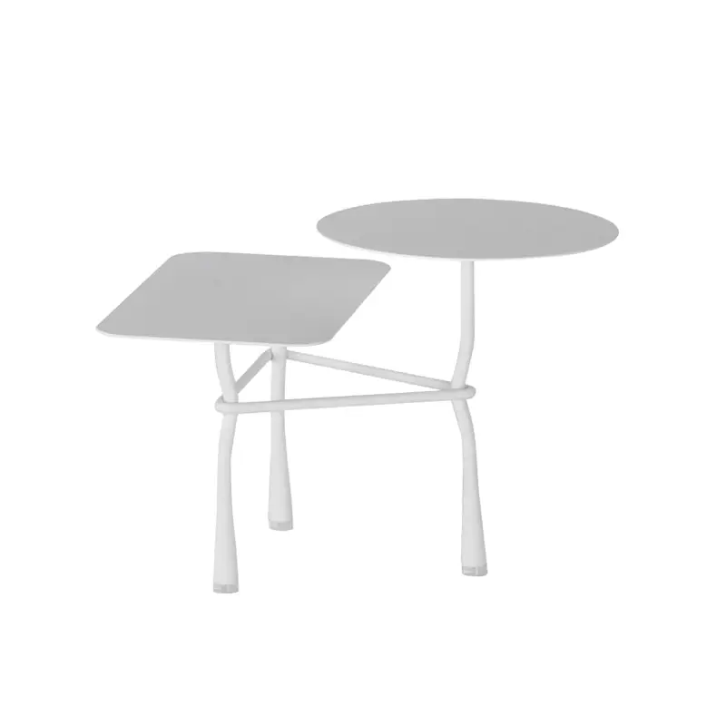 Produit De Marque Table d'appoint guéridon TIERS MODELE A BlancVICCARBE