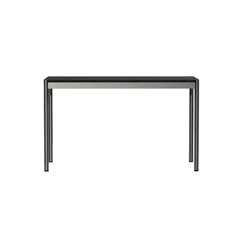Commander Vite Desk USM HALLER L125 narrow Black LinoleumUSM HALLER