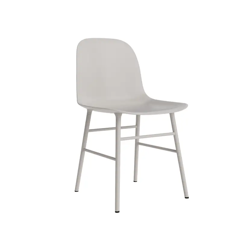 Dining Chair FORM CHAIR steel leg Warm greyNORMANN COPENHAGEN Vente Flash