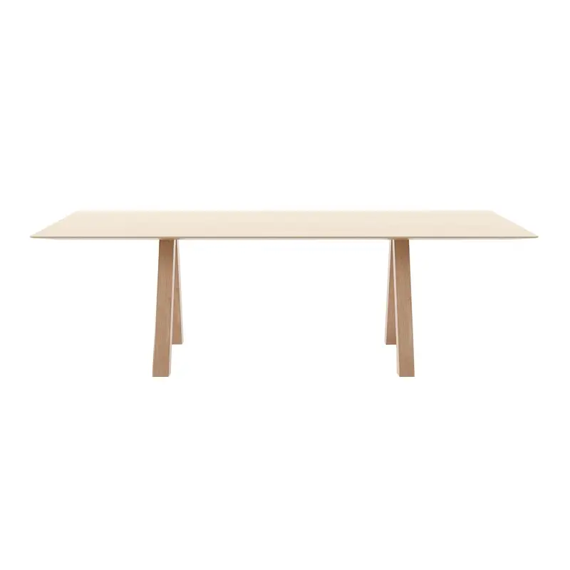 Dining Table TRESTLE SIMPLE Natural oakVICCARBE Expédition Rapide