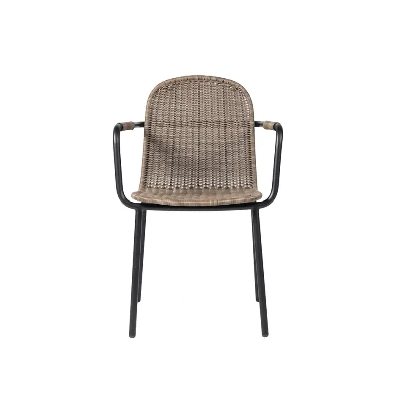 Usine Directe Chaise extérieure Chaise WICKED Noir/TaupeVINCENT SHEPPARD