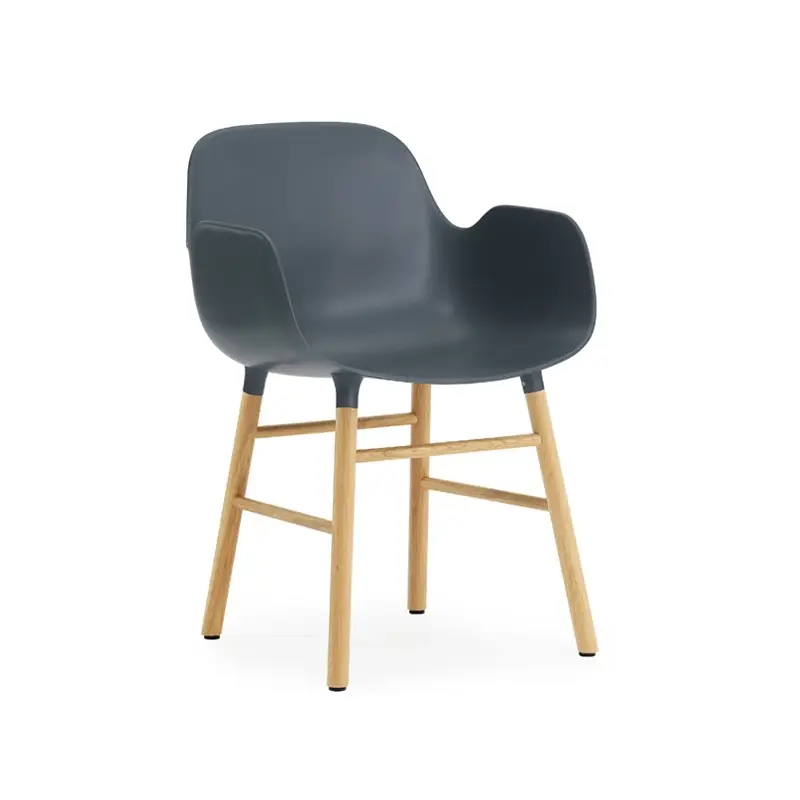 Chaise FORM ARMCHAIR Bleu foncéNORMANN COPENHAGEN Produit De Marque