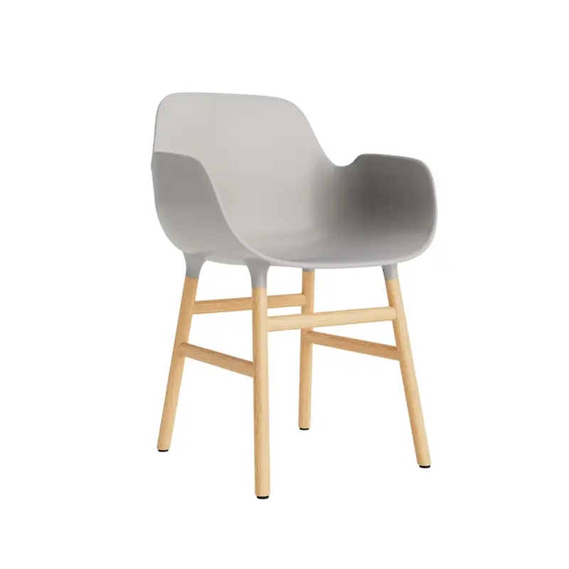 Chaise FORM ARMCHAIR Gris chaudNORMANN COPENHAGEN Populaire