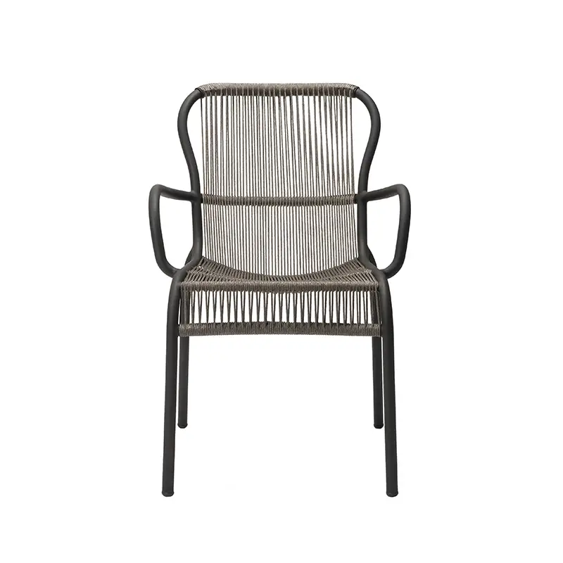 Bon Marché Outdoor Chair and Small Lounge Chair LOOP small armchair Fossil greyVINCENT SHEPPARD
