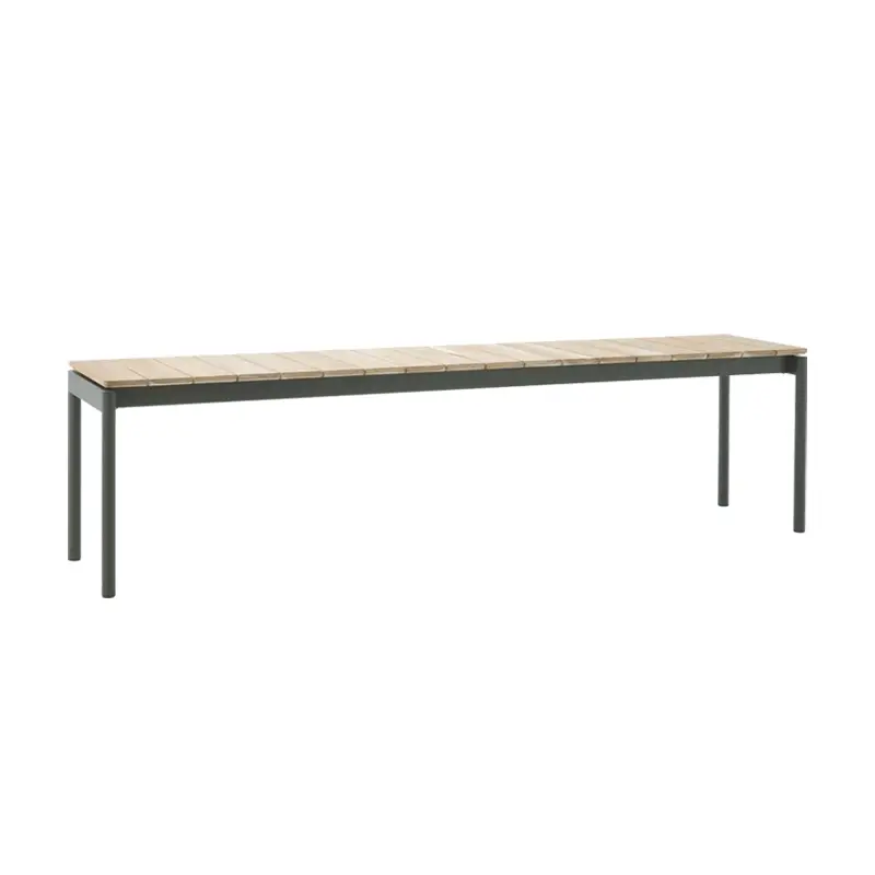 Banc extérieur Banc VILLE AV28 Vert bronzeAND TRADITION Commander Maintenant