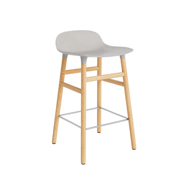 Commander Maintenant Bar Stool FORM BARSTOOL Light greyNORMANN COPENHAGEN