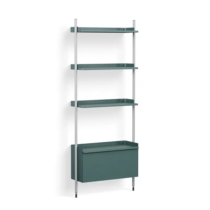 Etagère PIER SYSTEM 131 Bleu/ aluminiumHAY Offre Limitée