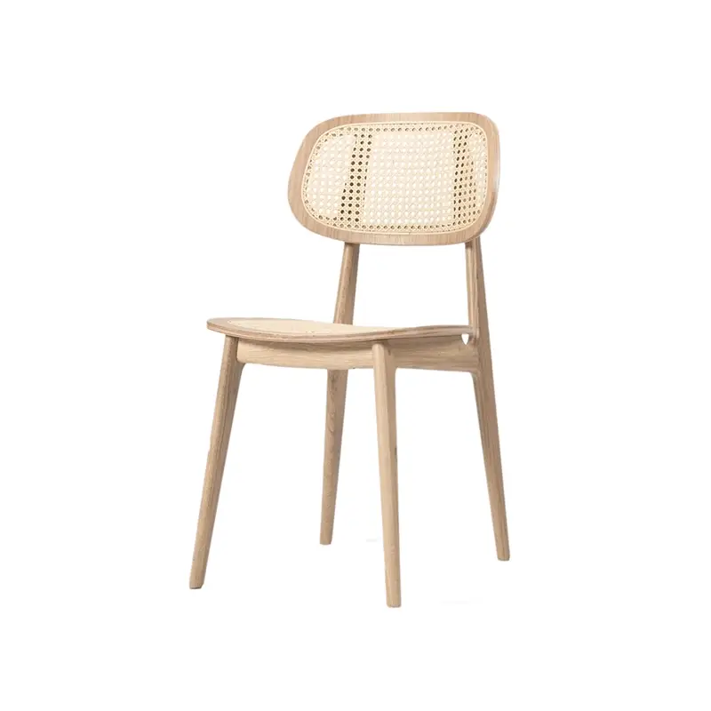 Prix Bas Chaise TITUS assise cannage Chêne naturelVINCENT SHEPPARD