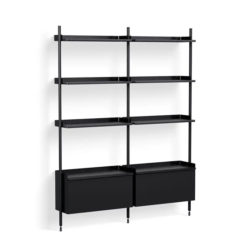 Acheter Direct Shelving PIER SYSTEM 132 Black/ blackHAY