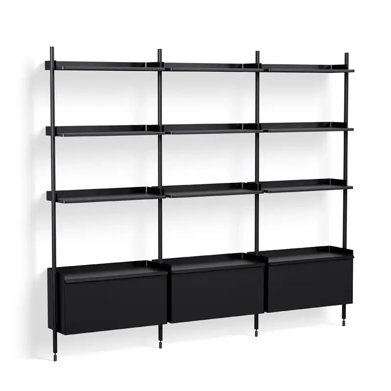 Etagère PIER SYSTEM 133 Noir/ noirHAY Acheter Direct