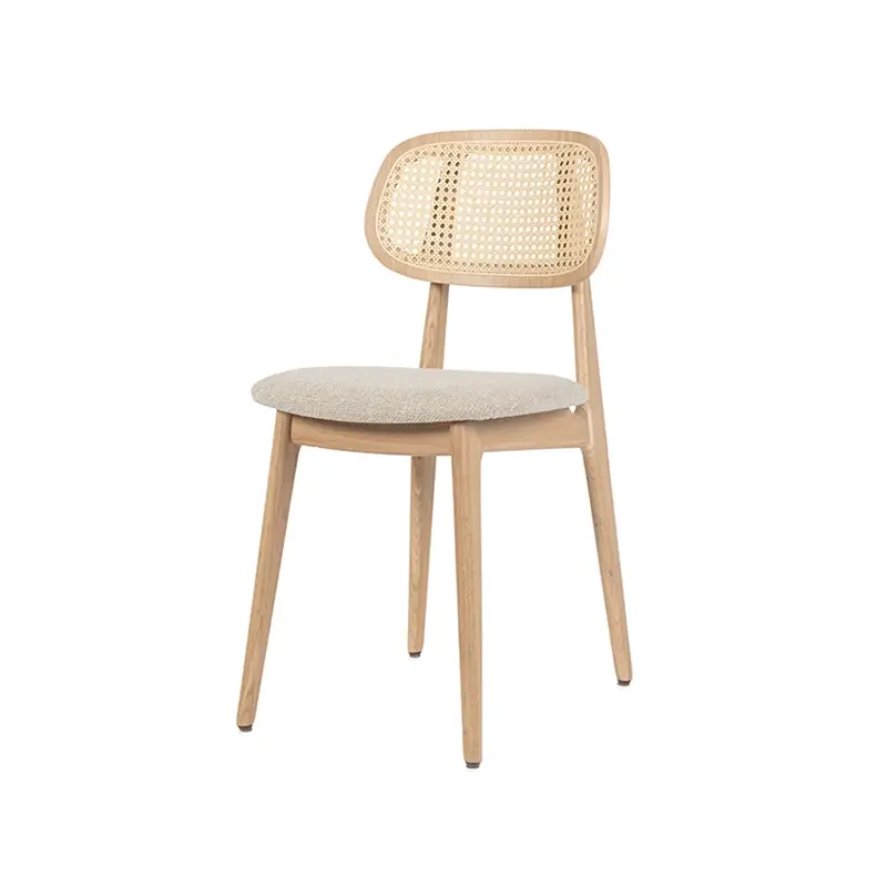 Dining Chair TITUS upholstered seat Natural oakVINCENT SHEPPARD Marque