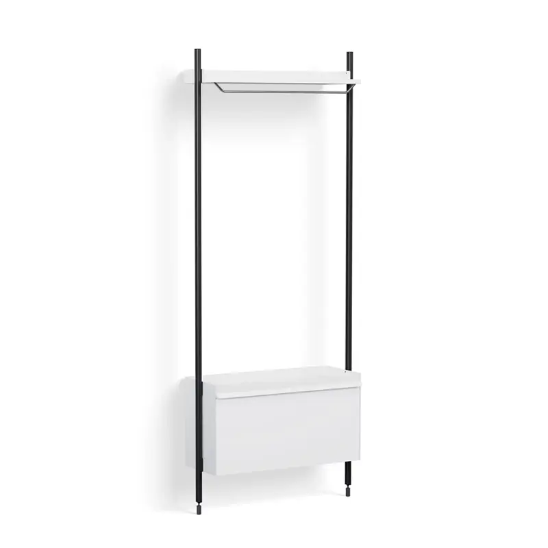 Meuble de rangement PIER SYSTEM 1001 Blanc/ noirHAY Offre Exclusive