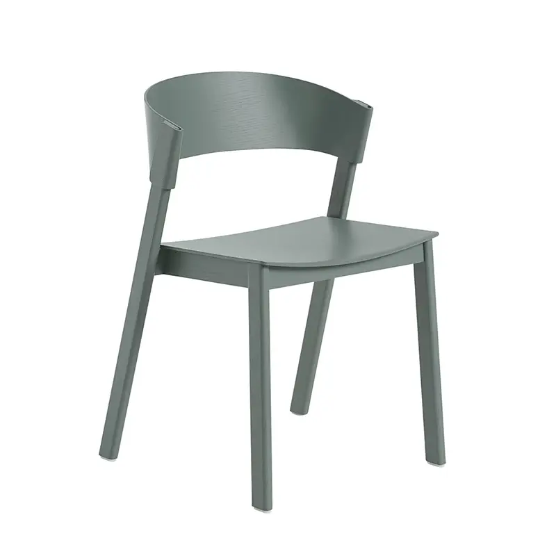 Dining Chair COVER SIDE CHAIR Dark greenMUUTO Expédition Rapide